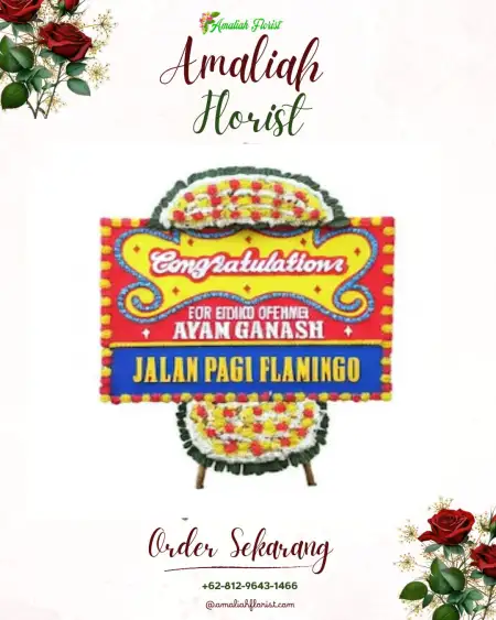 Sewa Papan Bunga Widang